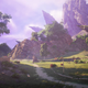 The rocky crags of Menancia in Tales of Arise.